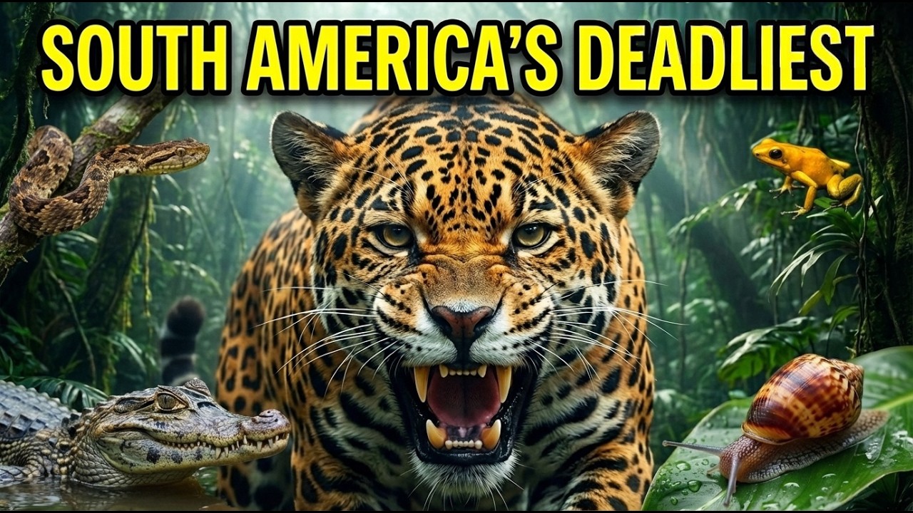 10 Deadliest Animals in South America | Dangerous Wildlife Beyond the Amazon
