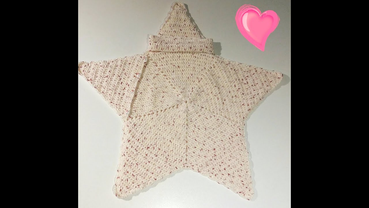 SACCO NANNA A STELLA X NEONATI ALL' UNCINETTO 1 di 3