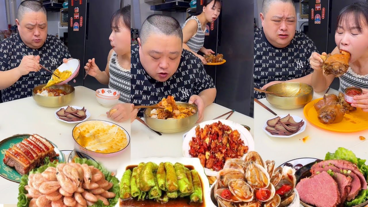 蠢老公又吃獨食，本來想讓他吃大肘子，最後只能看我吃氣哭了！【胖嫂美食】