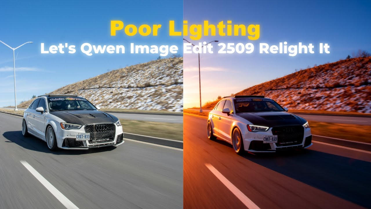 ИСПРАВЬТЕ ПЛОХОЕ ОСВЕЩЕНИЕ! Qwen Image Edit 2509 Relight Lora ComfyUI Tutorial
