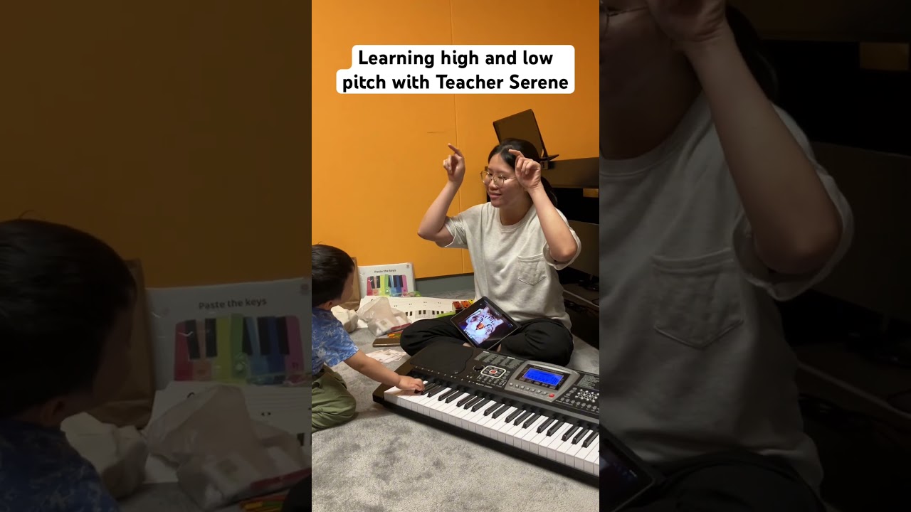 Recognise high and low pitch with animal sounds #playbyear #learntoplaymusic #kidspiano