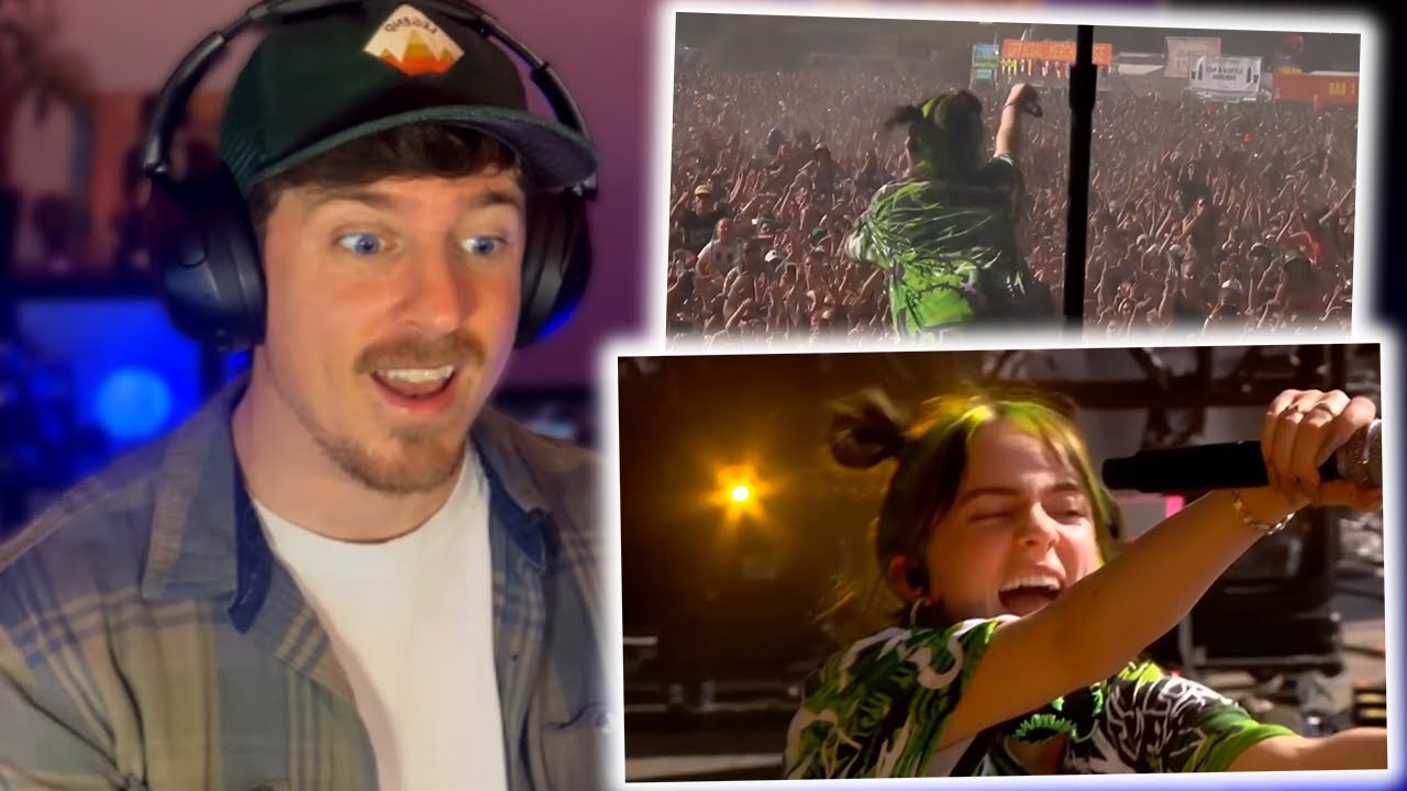 Billie Eilish - Bad Guy (Live Performance at Reading Festival 2019) FIRST TIME REACTION