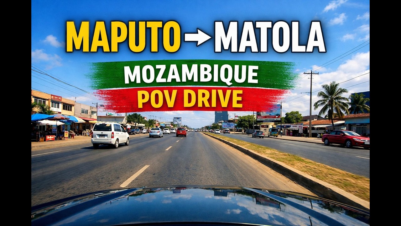 Driving from Maputo to Matola 🇲🇿 | What Mozambique Roads Look Like