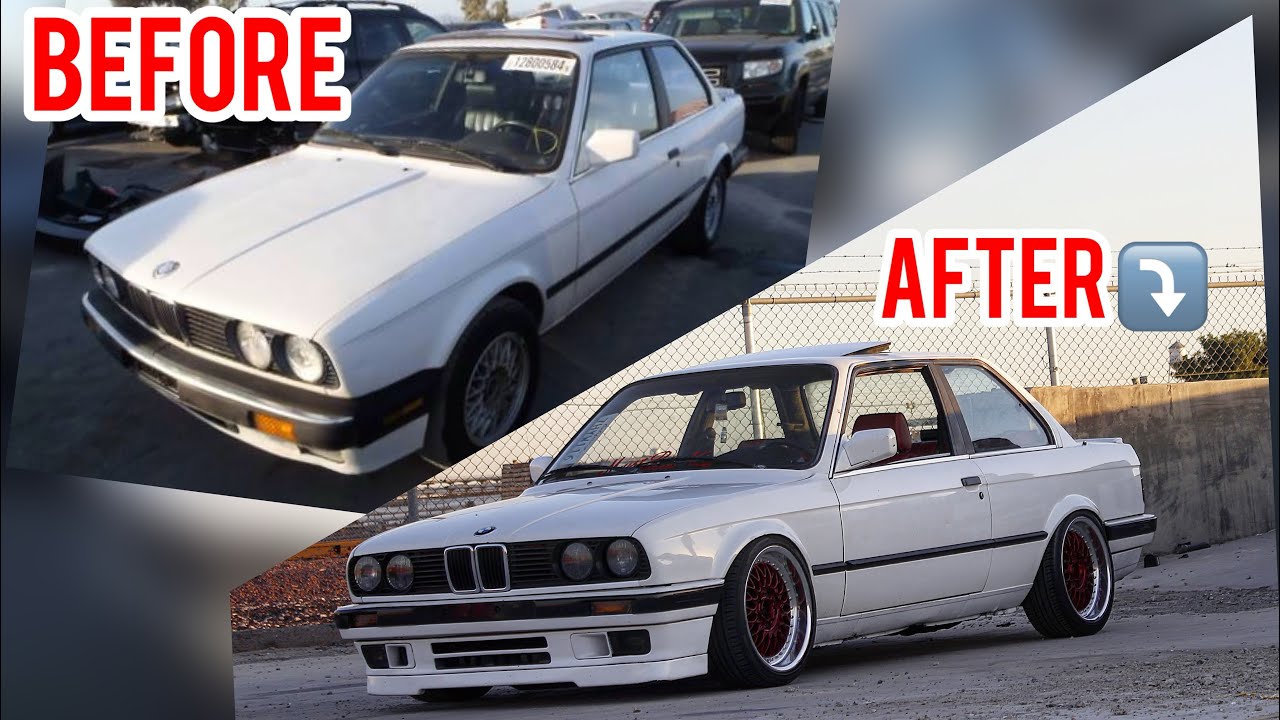 BUILDING A BMW E30 IN 14 MINUTES! *STORYTIME*
