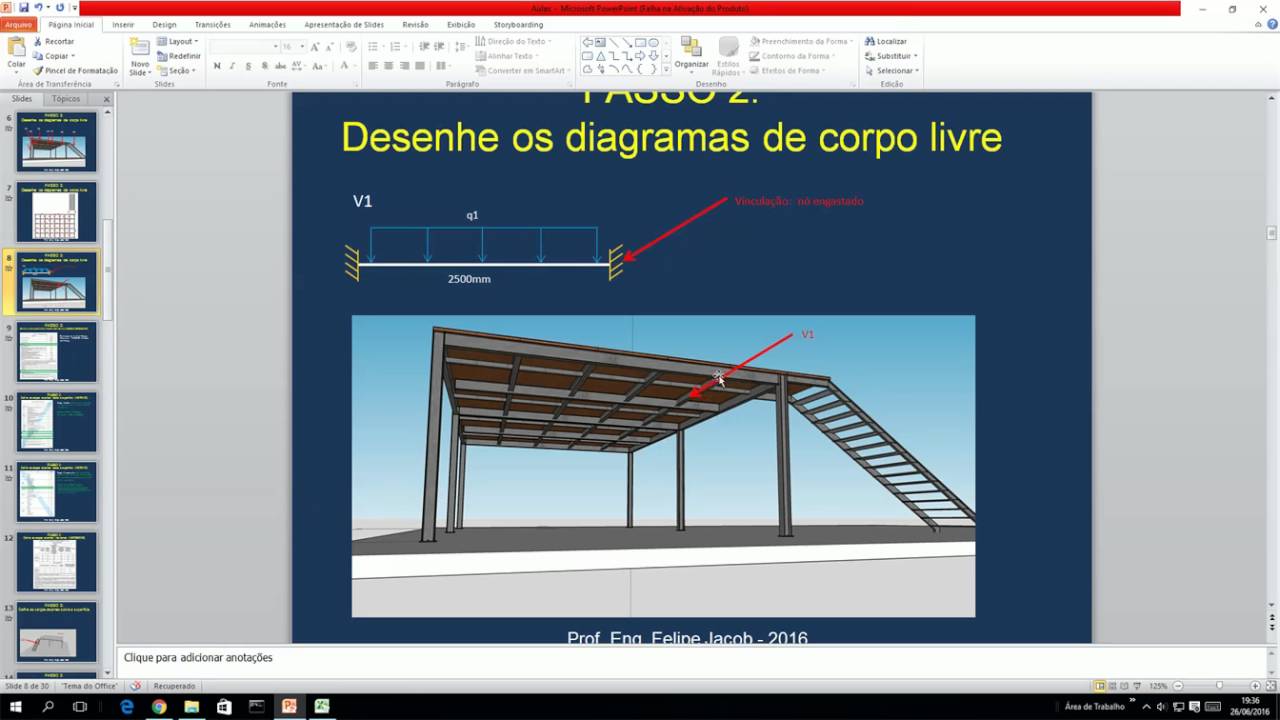 Cálculo de Estruturas Metálicas - Mezanino - Aula 7 Compressão