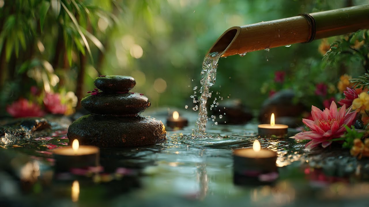 Healing Zen Water Sounds for Anxiety Relief and Night Relaxation | Live Stream