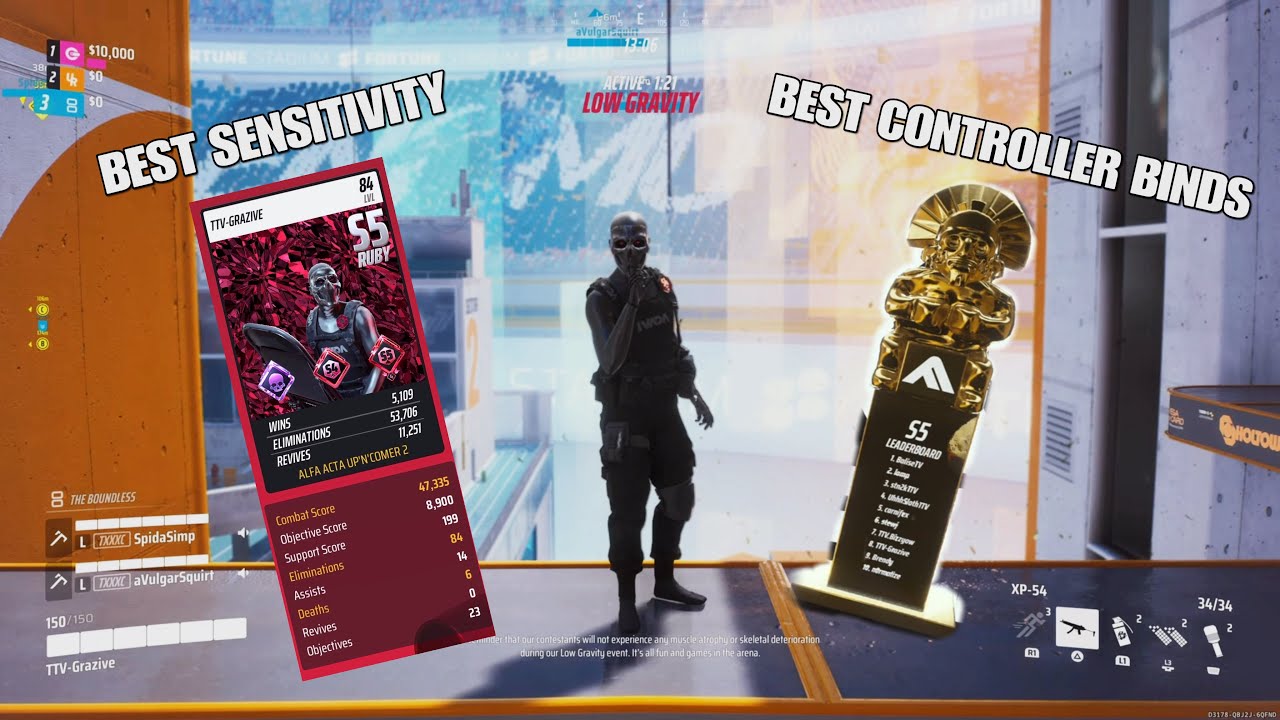 These settings got me TOP 10 in ranked ON CONSOLE + HANDCAM | The Finals