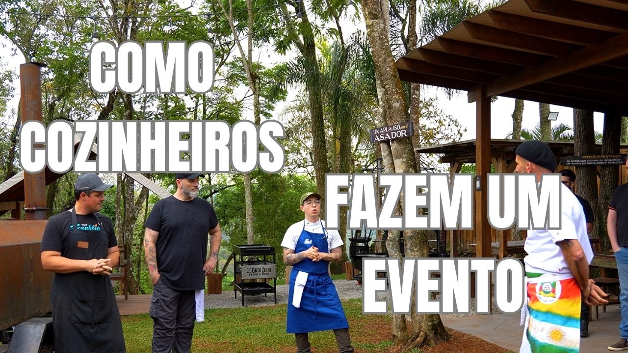Como cozinheiros fazem um evento em S&atilde;o Paulo