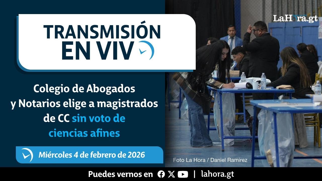 En vivo: Colegio de Abogados y Notarios elige a magistrados de CC sin voto de ciencias afines