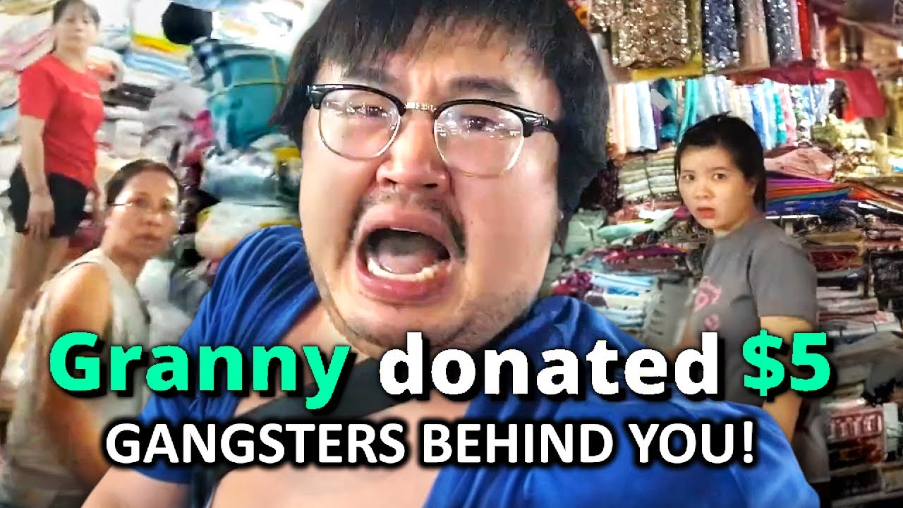 Shady Vietnamese Market With Text To Speech