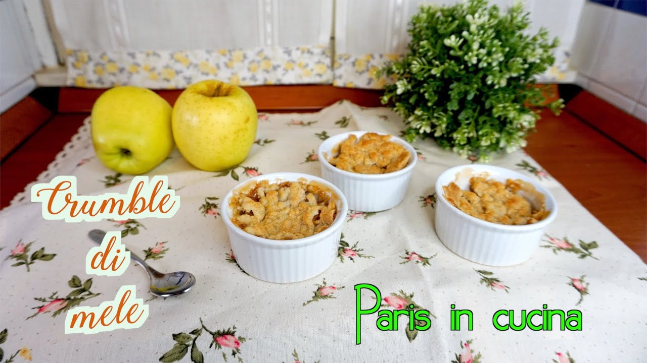 Crumble di mele Ricetta originale Inglese 🇬🇧(SUB ENG-FRA-ESP-GER)