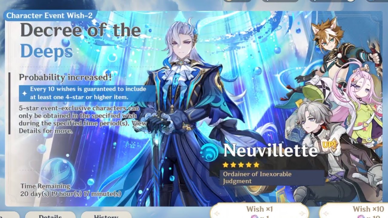 I Just Wasted My 119 Wish For Neuvillette 🫠🫠 In 🎯 Genshin Impact #wish #pull #genshinimpact #live 