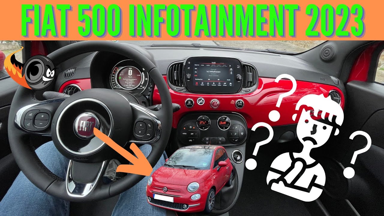Fiat 500 Hybrid Innenraum erklärt 2023/2024