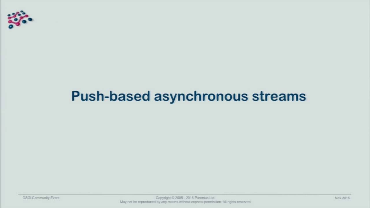 Scalable Event Processing – Pushing the limits with Push Streams!
