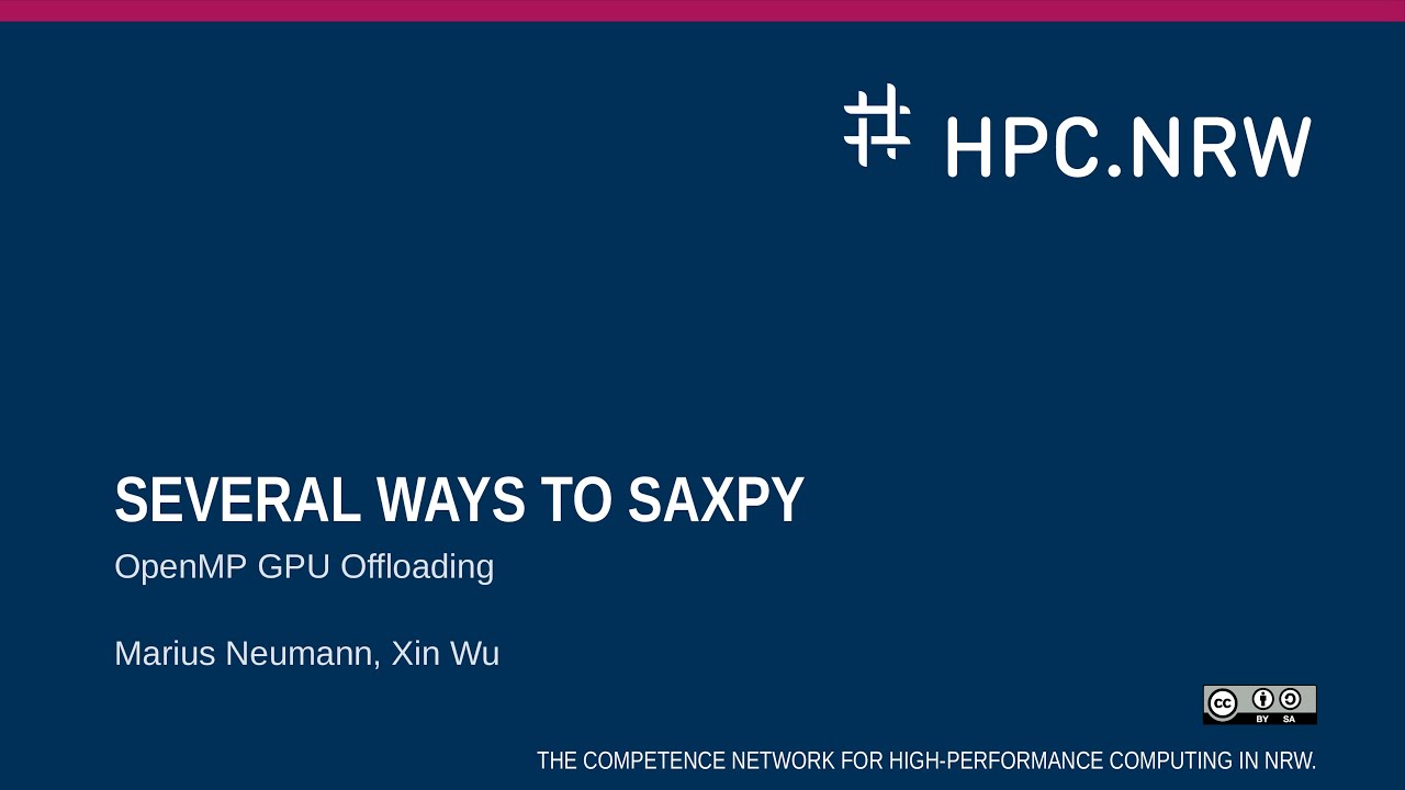 Several Ways to SAXPY: OpenMP GPU Offloading