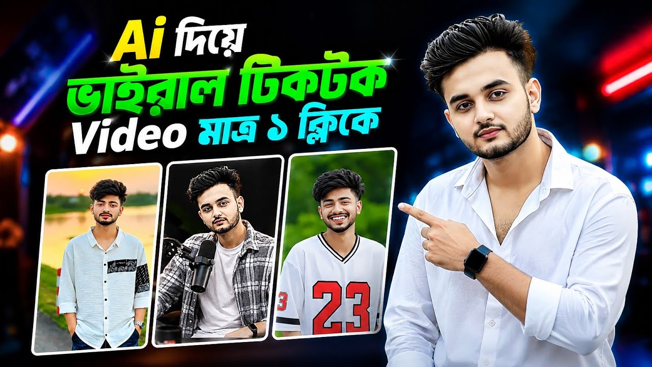 New Trending Ai Video Editing | Ai দিয়ে ভাইরাল টিকটক Video Editing মাত্র এক ক্লিকে। 
