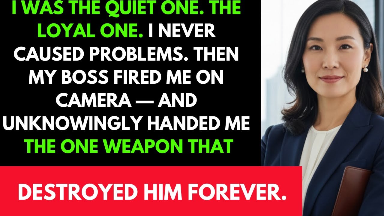 I Let My Boss Fire Me In Front of Everyone — Then I Destroyed Him With One Document