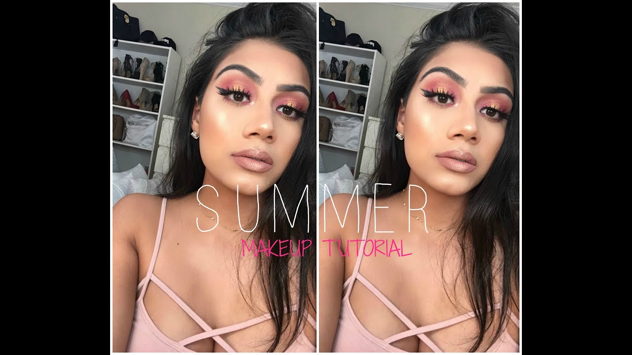 SUMMER GLAM MAKEUP TUTORIAL | 2016