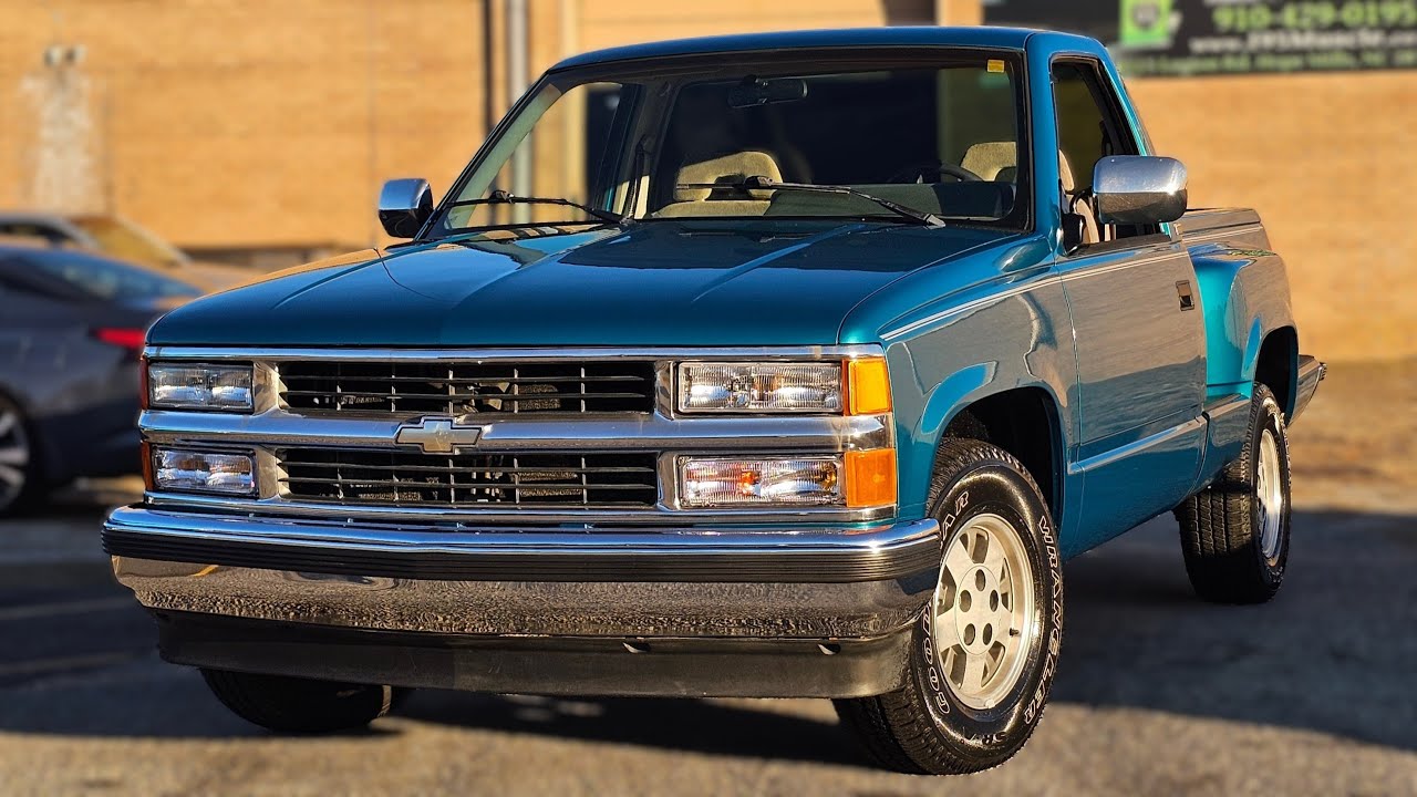 Всё, что вам нужно знать об этом идеальном Chevrolet Silverado 1500 1994 года выпуска с укороченн...
