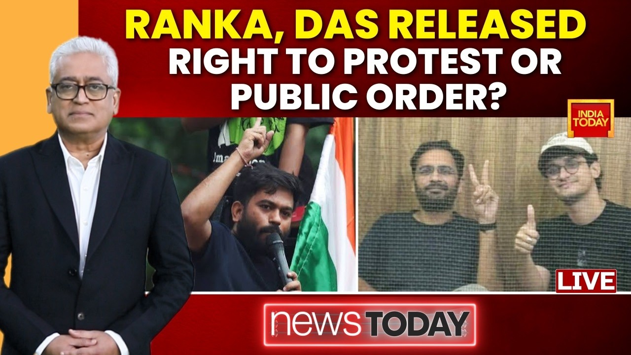 Rajdeep Sardesai LIVE: CJP's Saurav Das & Ranka Released | Right To Protest Or Public Order?