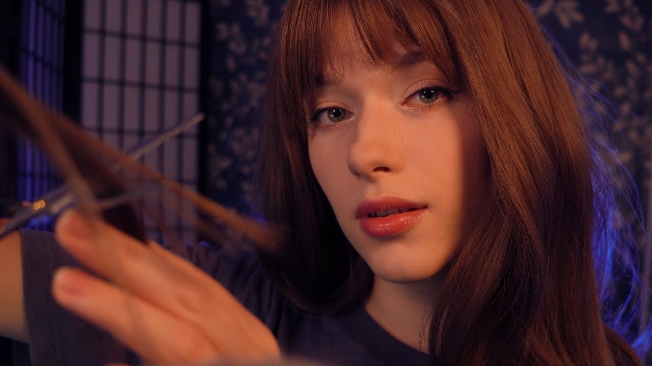 ASMR Gently Cut Your Hair While You Sleep