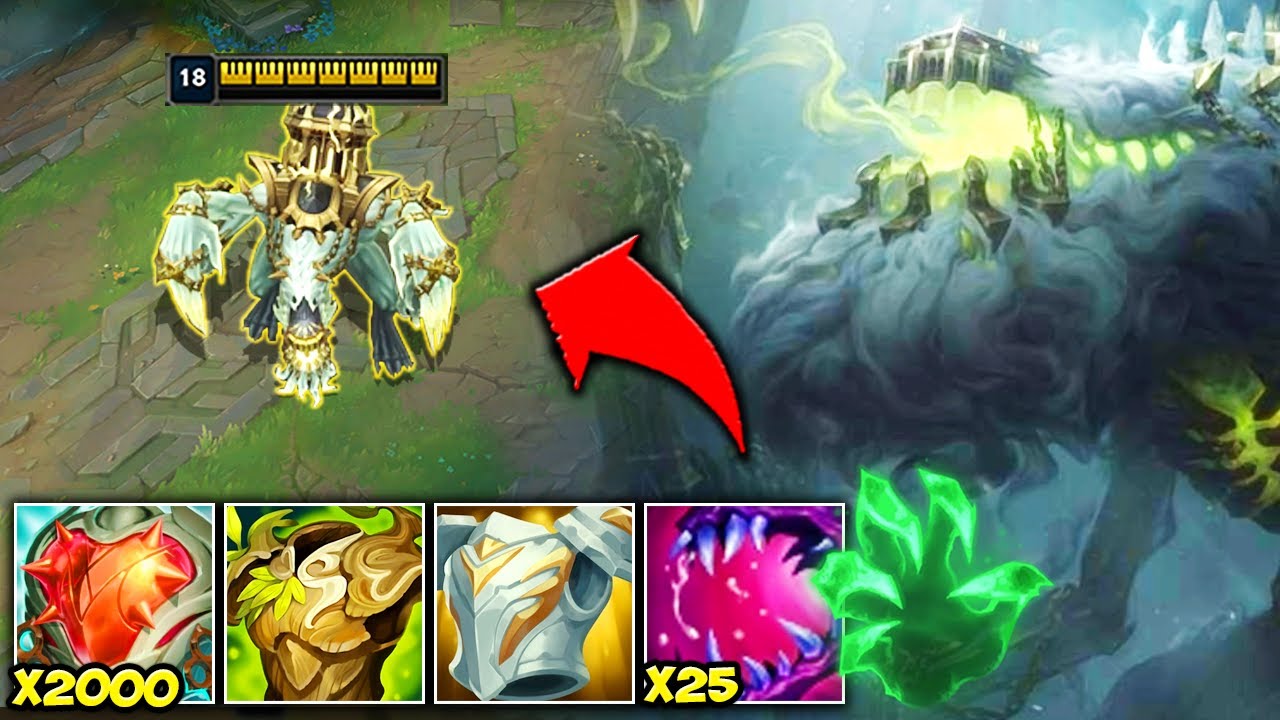 CHO'GATH, BUT I HAVE SO MANY STACKS I'M BIGGER THAN TOWERS! (NEW RECORD)