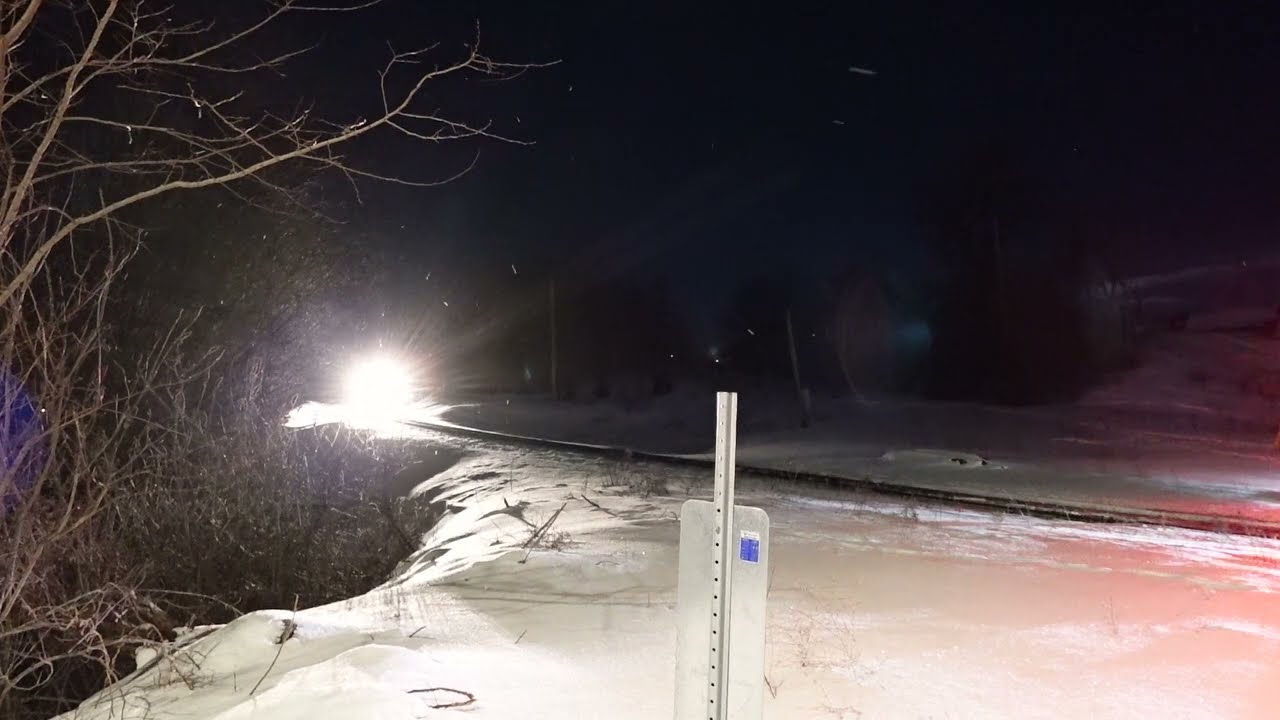Feb 4 2026 CPKC 134 Eastbound passing mile 59 on the Galt sub, with ACU 7008