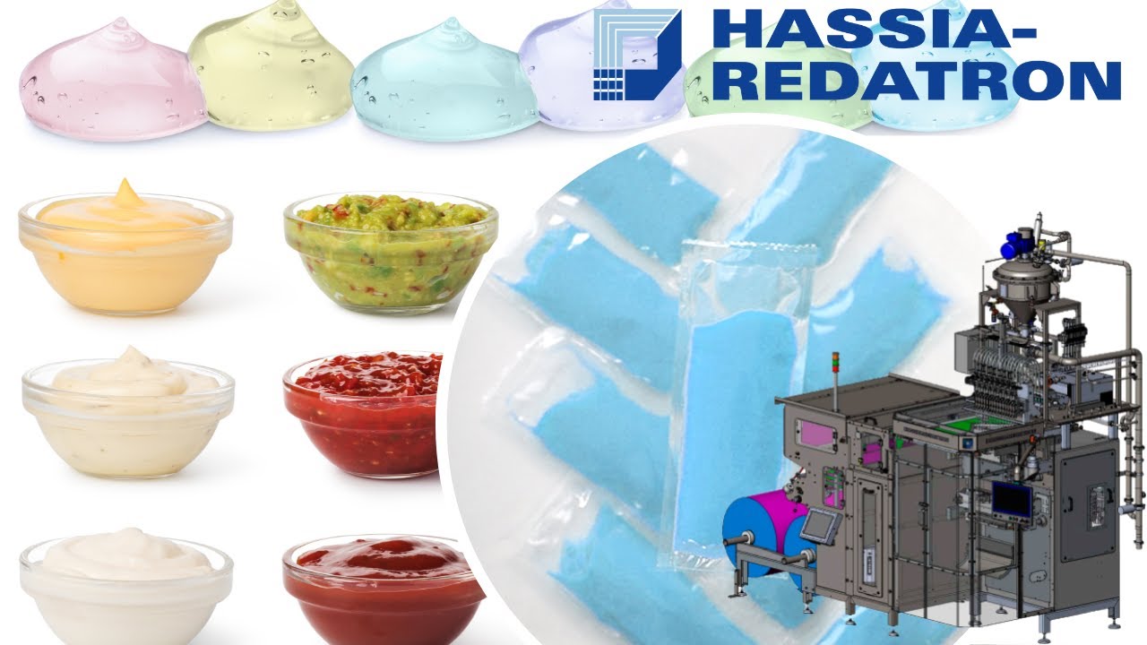 Ketchup, Mayonnaise and Sauces VFFS  Sachet packaging machine CIP