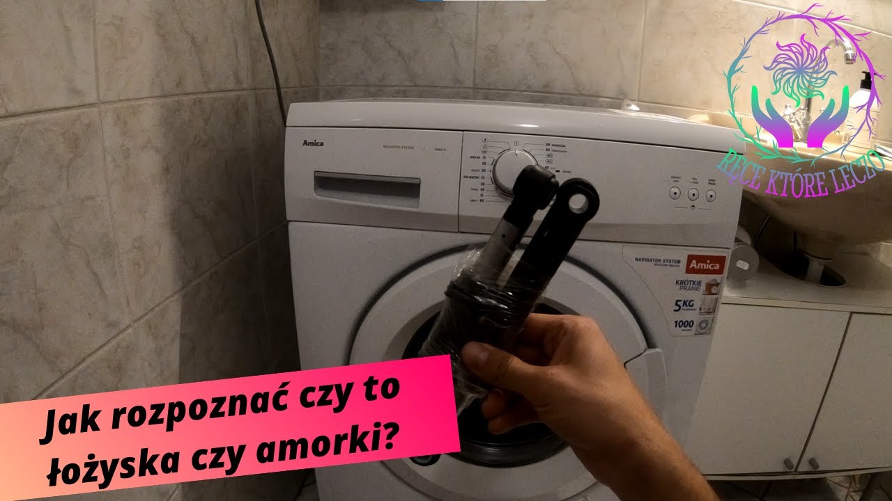 Pralka skacze i przesuwa się. Wymiana amortyzatorów w pralce Amica