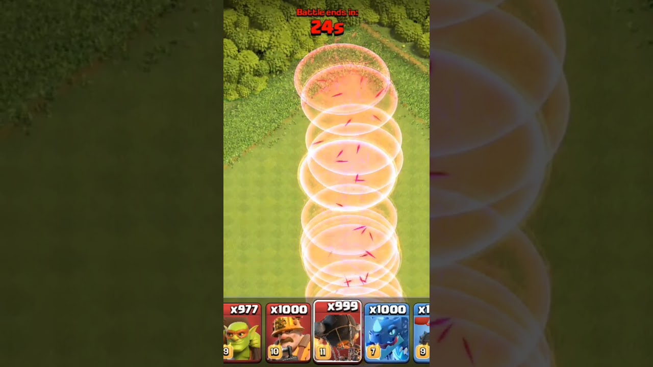 100x tornado trap Vs haste speel + rocket balloon | #clashofclans #keepclashing#memes#coc#clashbeing
