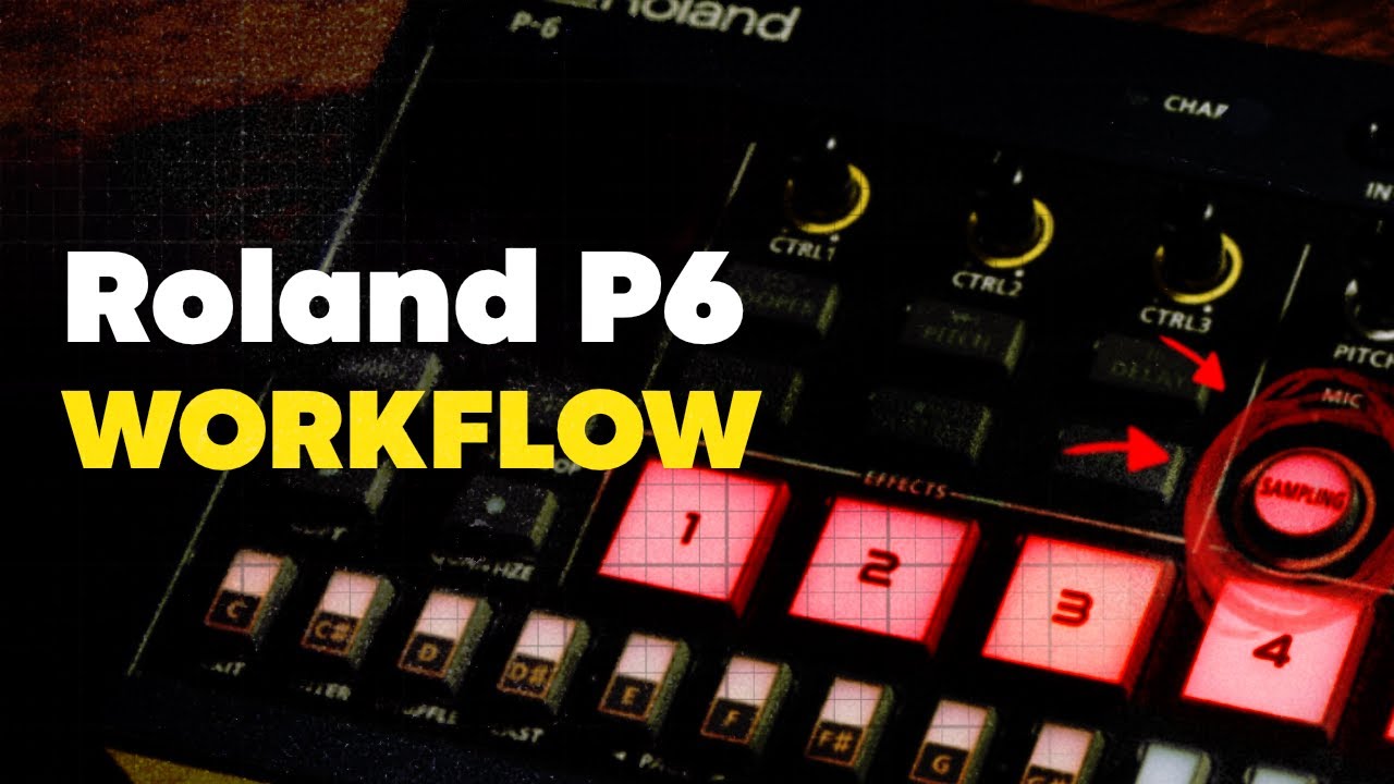Making a Beat from Scratch on the Roland P6 (Full Workflow Explained)