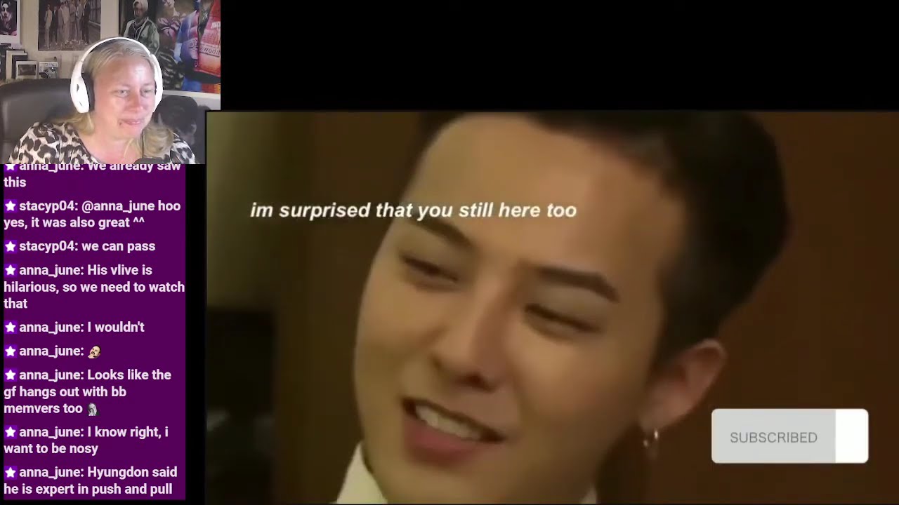 BIGBANG Reaction - GD Birthday Stream Part 1