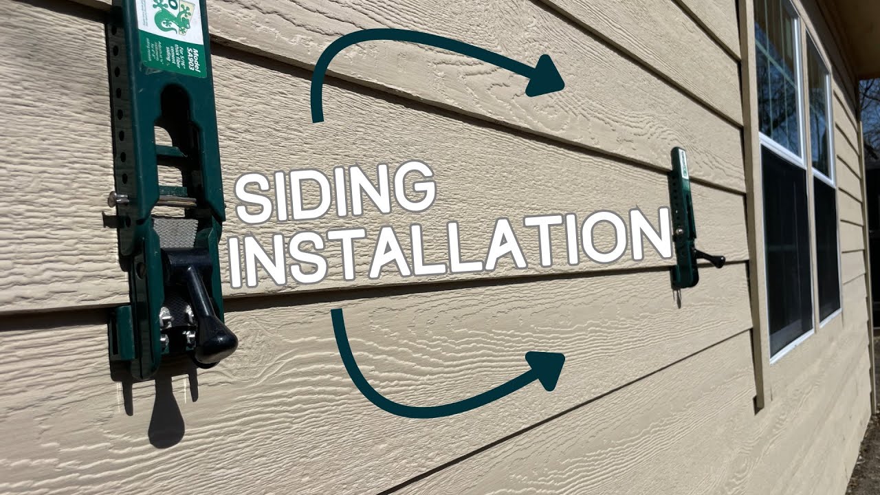 Siding Installation | Garage Build