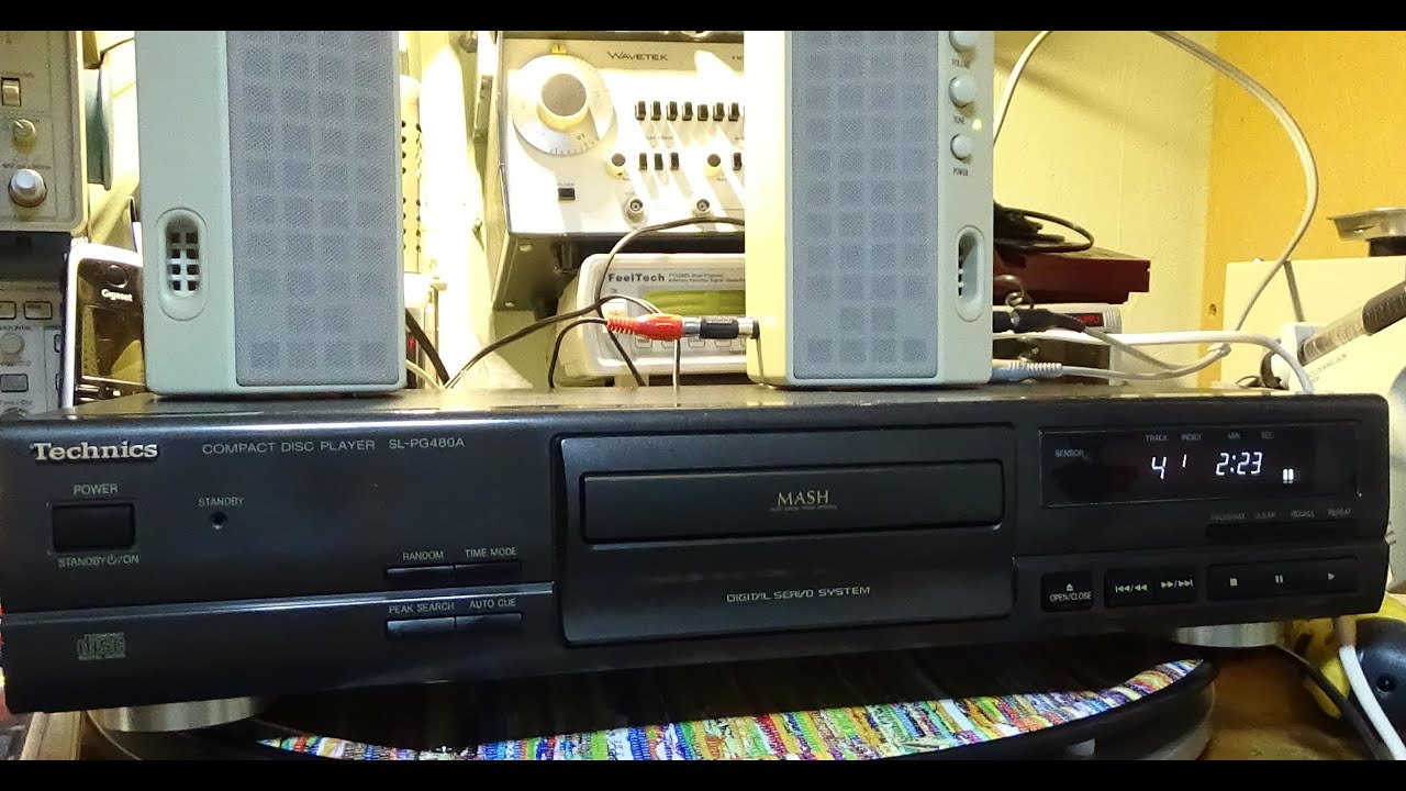 Technics SL-PG480A CD Player Repair Refurbishing  Part 2 of 2