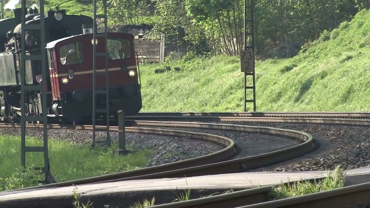 Louis und Felix Bahnfilm 3: Z&uuml;ge (und Kuckucksb&auml;hnel) am Bahn&uuml;bergang Nonnental