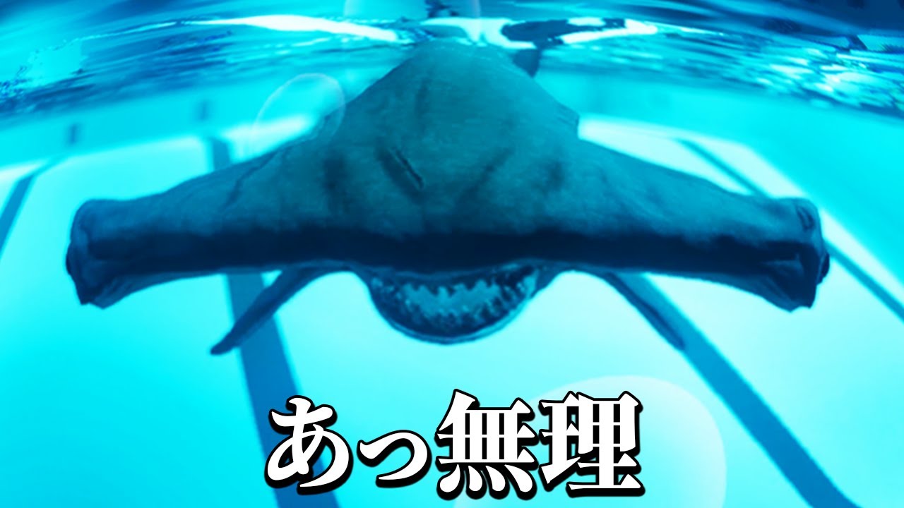 人喰いサメがいるプールを10周泳がないといけない超怖いホラーゲーム｜Sharks and Minnows