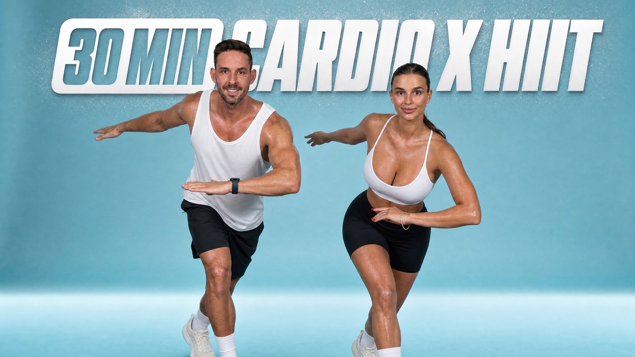 30-минутная жиросжигающая HIIT-тренировка &mdash; ВЕСЬ КОМПЛЕКС СТОЯ &mdash; Кардио на всё тело, без инвентаря