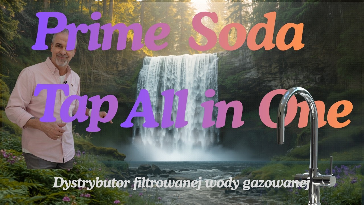 Prime Soda Tap All in One - Elegancki, ekskluzywny, podblatowy dystrybutor wody gazowanej.