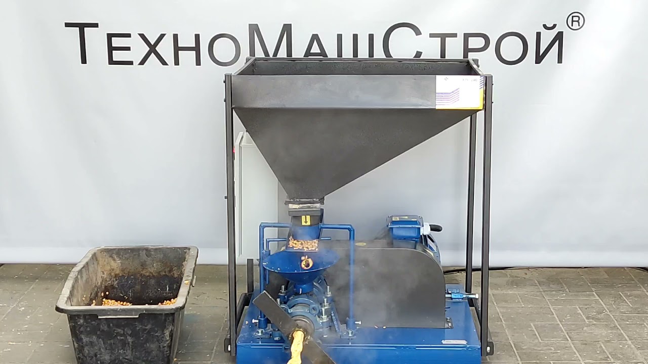 Перший запуск і зупинка екструдера «ЕГК - 100»
