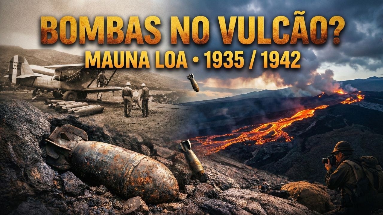 Bombardearam o Mauna Loa para parar a lava? O dia em que tentaram “domar” um vulcão ativo!