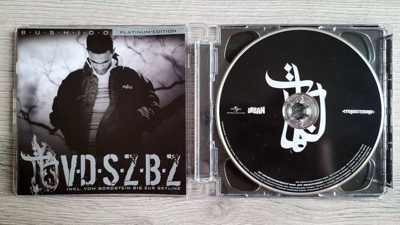 BUSHIDO - Von der Skyline zum Bordstein zur&uuml;ck Platinum Edition (2007) CD UNBOXING | VDSZBZ + VBBZS