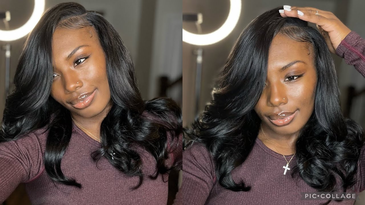 HOW TO: QUICKWEAVE|CUTTING LAYERS|HEAVY BANG| VOLUMINOUS CURLS|BLENDING LEAVE OUT| VERY DETAILED