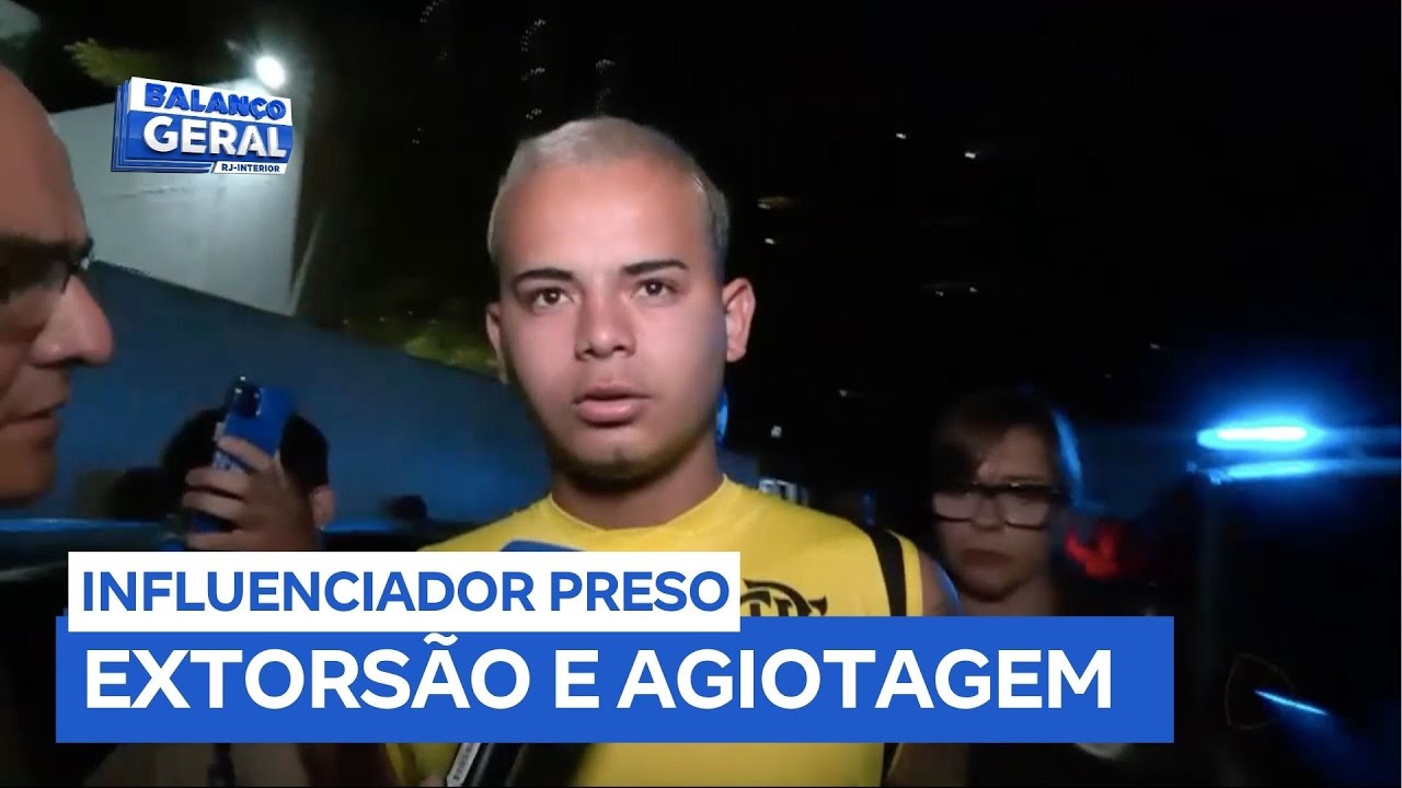 Influenciador digital é preso pela Polícia Civil por extorsão e agiotagem