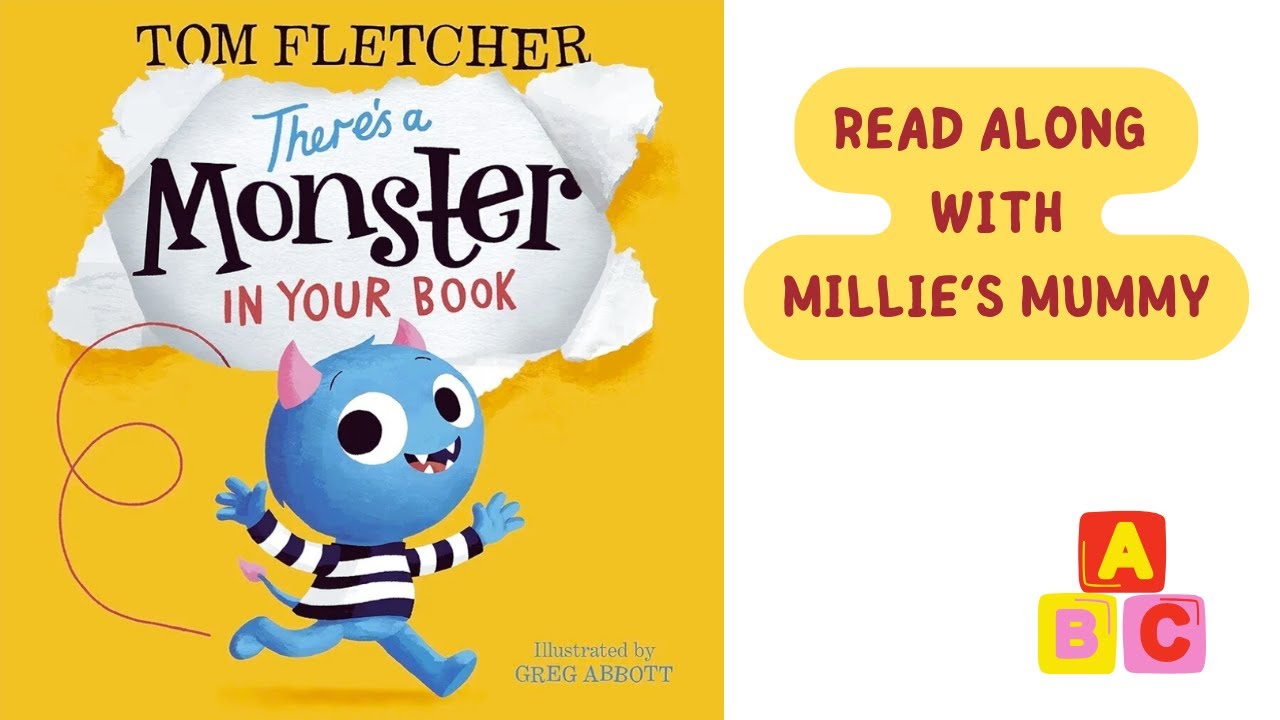 There's A Monster In Your Book (Read aloud) | Read Along With Millie's Mummy