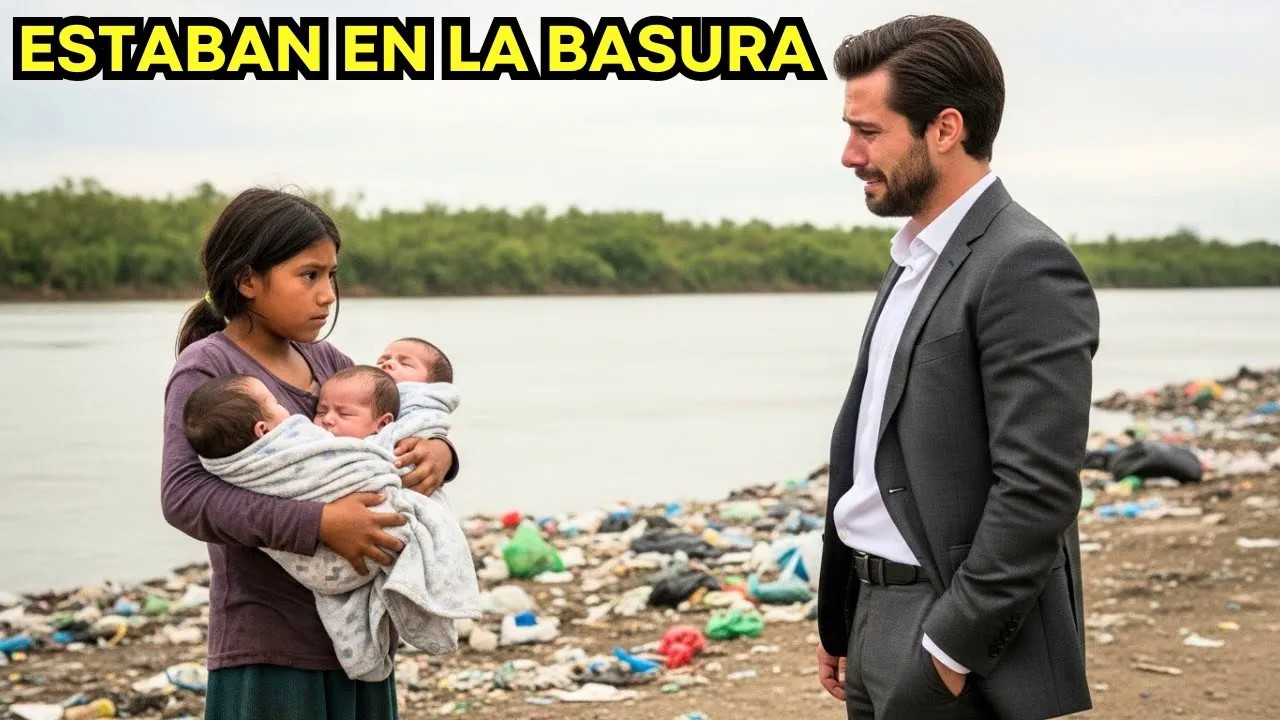 NIÑA POBRE ENCUENTRA A TRILLIZOS ABANDONADOS, SIN SABER QUE SON LOS HIJOS PERDIDOS DE UN MILLON