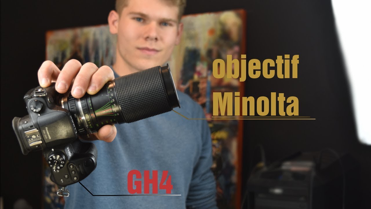 Mettre un objectif Minolta sur un GH4 (Bague d'adaptation K&F concept)