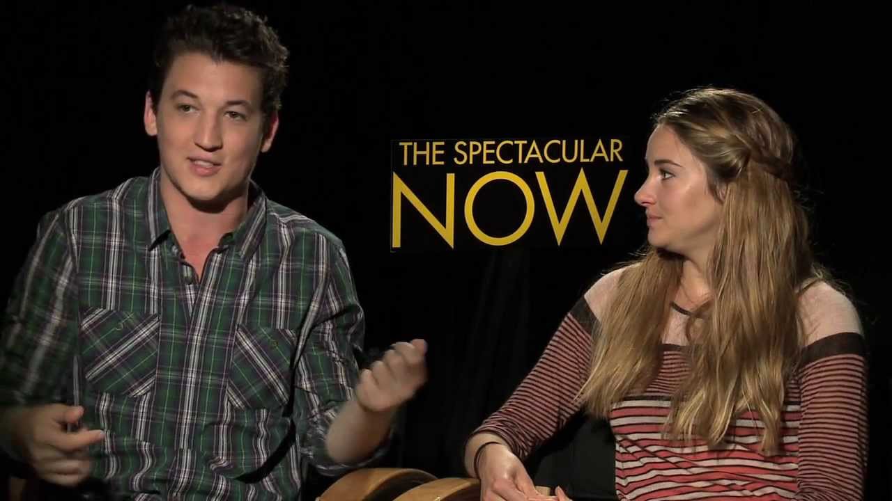 THE SPECTACULAR NOW Interviews: Shailene Woodley and Miles Teller sit down with Andrew Freund