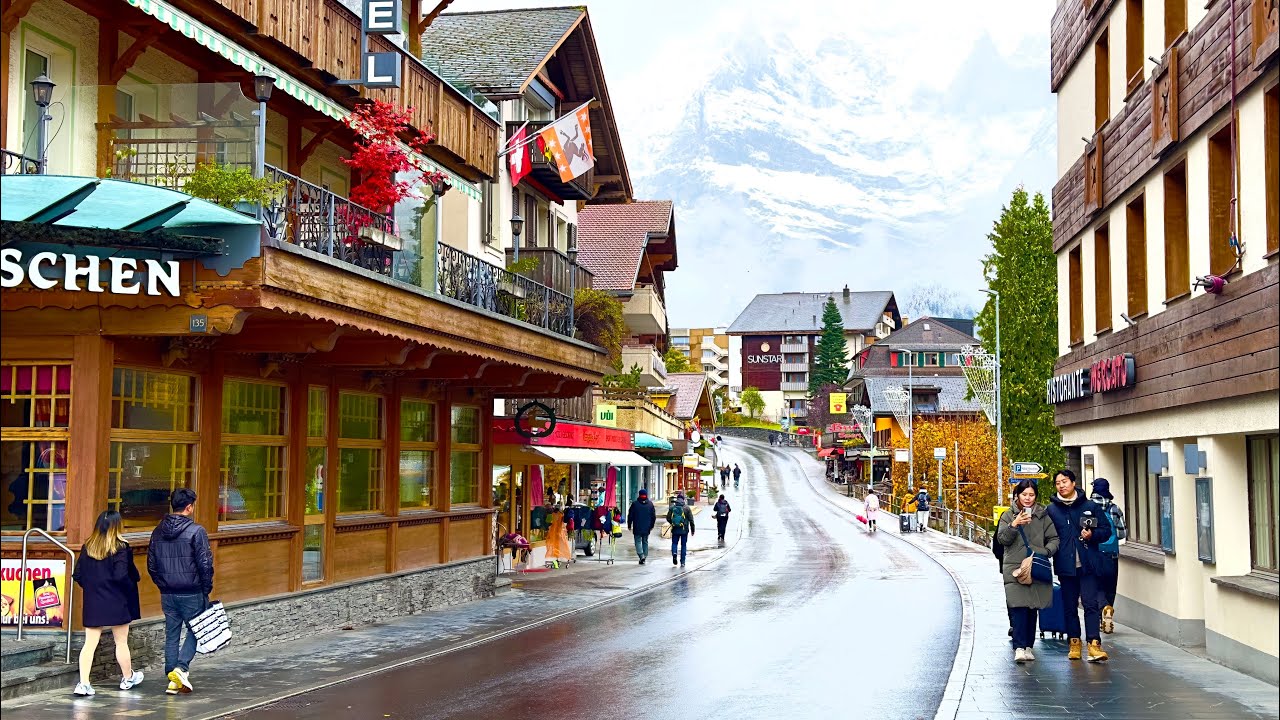 ГРИНДЕЛВАЛЬД, красивая деревня в Швейцарии 🇨🇭 Швейцарская долина
