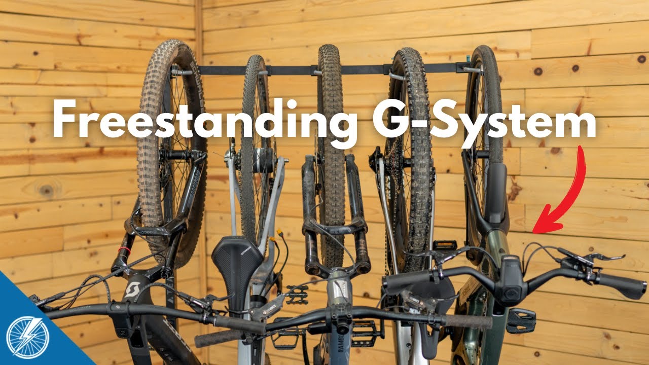 Обзор отдельно стоящего велосипеда G-Bike для хранения досок | Хранение 5 велосипедов