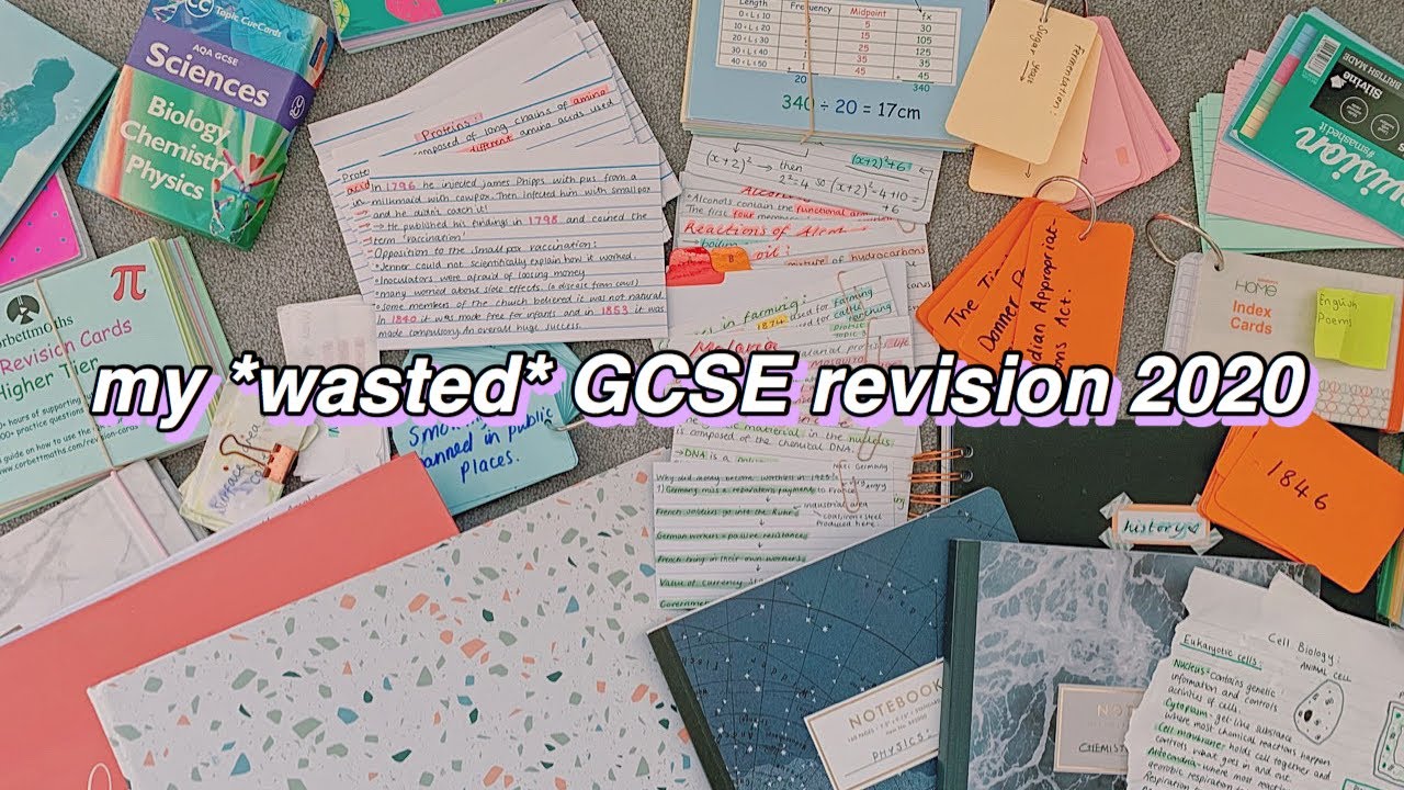 my *wasted* GCSE notes...